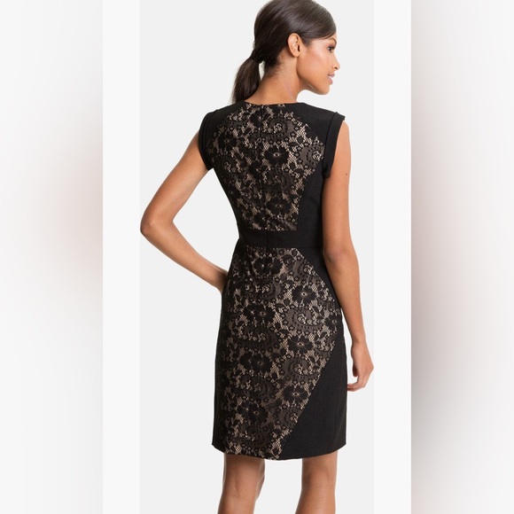 NWT Adrianna Papell lace sheath dress. Size 14. - Picture 2 of 12